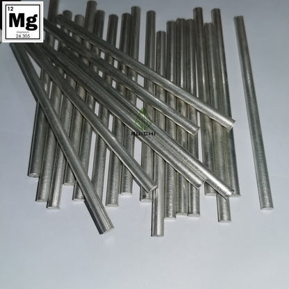 100pcs Magnesium Rods Magnesium Metals Sticks 99.95% Pure 7mm Dia X 152mm Length