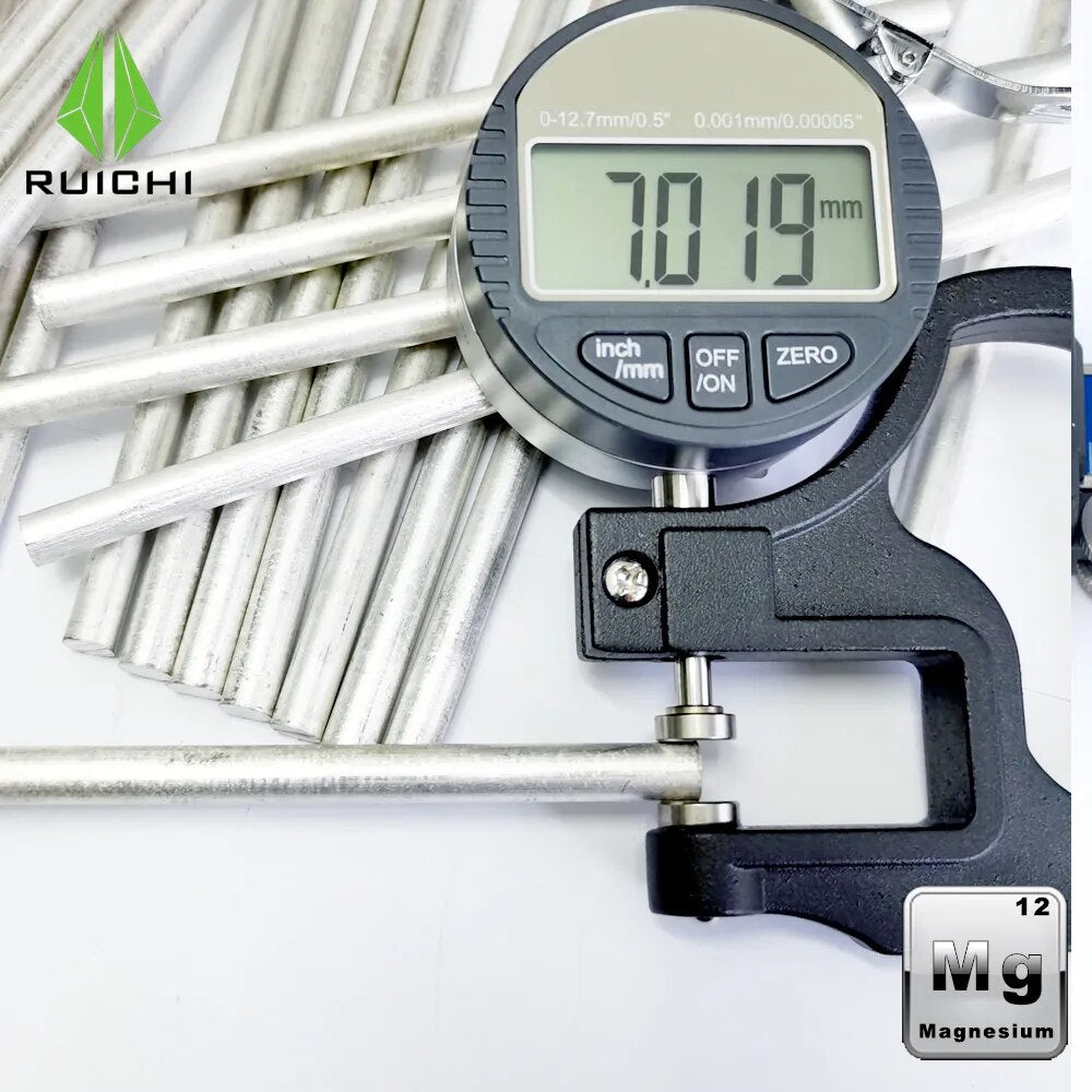 15pcs Magnesium Rods Magnesium Metals Sticks 99.95% Pure 7mm Dia X 152mm Length